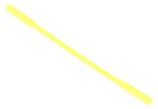 JULBO Silikon - Brillenband in Gelb mit Tube - Endstück in Größe S