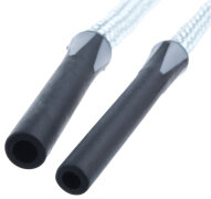 Hochwertiges JULBO Brillenband in Schwarz mit Stopper und Tube - Endstück mit 5,5 mm Öffnung