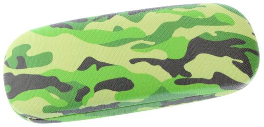 Robustes Hartschalen - Brillenetui im trendigen Camouflage - Design