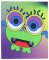 Little Monster 10 - Hochwertiges Microfasertuch für Kinder mit witzigem Monstermotiv
