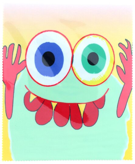Little Monster 18 - Hochwertiges Microfasertuch für Kinder mit witzigem Monstermotiv