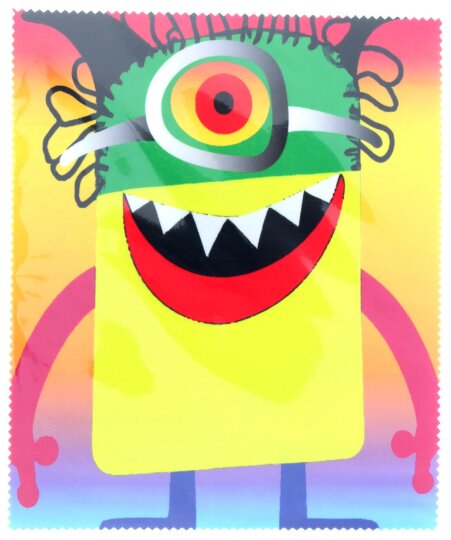 Little Monster 20 - Hochwertiges Microfasertuch für Kinder mit witzigem Monstermotiv