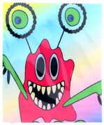 Little Monster 23 - Hochwertiges Microfasertuch für...