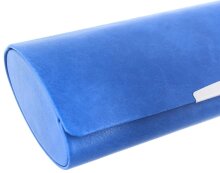 Stilvolles Brillenetui EMMA in Blau in Lederoptik mit...