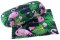 Modernes Hartschalen-Brillenetui mit farbenfrohen Flamingo-Muster inkl. passendem Microfasertuch