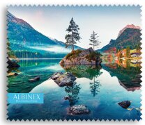Hochwertiges Microfasertuch mit traumhaften Bergsee Motiv...