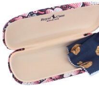 Liebevolles Hartschalenetui mit zartem Herzchen-Motiv und Passendem Microfasertuch – Romantischer Schutz für Ihre Brille