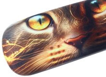 Modernes Hartschalenetui in Braun mit trendigem...