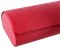 Rotes Brillenetui mit elegant gestanztem Satin-Bezug und Magnetverschluss