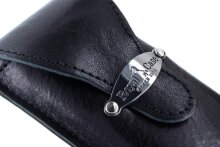 Hochwertiges Brillenetui in Schwarz mit edlem...