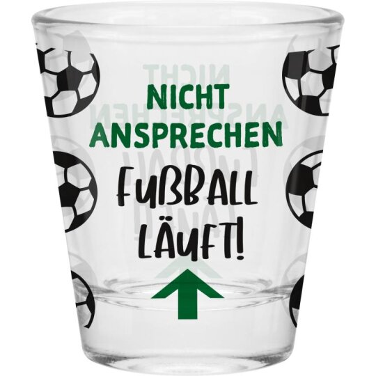 SHEEPWORLD freches Schnapsglas "FUSSBALL" aus robustem Glas