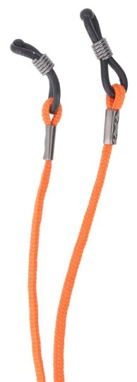 Brillenkordel mit Gummischlaufe für den sicheren Halt der Kinderbrille in Orange
