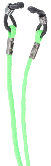 Brillenkordel mit Gummischlaufe für den sicheren Halt der Kinderbrille in Neongrün