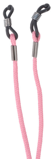 Brillenkordel mit Gummischlaufe für den sicheren Halt der Kinderbrille in Rosa