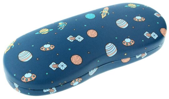 Cooles Hartschalenetui mit Weltall-Aufdruck für Kinder und Teenager - "Tortuga Junior"