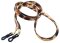 Modernes Brillenband / Brillenkordel in Braun im angesagten Leoparden Design