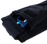 Sportliches Einstecketui JETSTYLE mit Klettverschluss aus schwarzem, strapazierfähigen Nylon