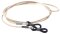 HOLDY - Elegantes Brillenband in Beige mit Silikon - Endschlaufen und Wachsschicht