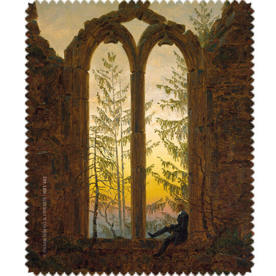 Malerisches Brillenputztuch Rannenberg & Friends Caspar David Friedrich - "Der Träumer 1835"