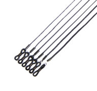 Schwarzes gewachstes Brillenand für den perfekten...