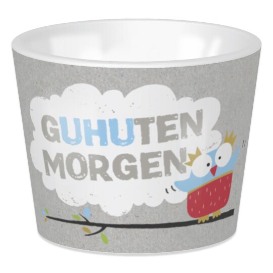 SHEEPWORLD - lustiger Eierbecher "gUHUten MORGEN" aus robustem Porzellan