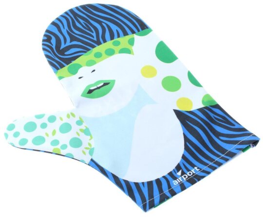 Toller Microfaser - Handschuh einigt empfindliche Oberflächen in der Farbe Blau-Bunt