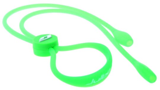 JULBO -  flexibles Brillenband in Grün aus Silikon mit effektiven Stopper