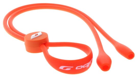 JULBO - flexibles Brillenband in Orange aus Silikon mit effektivem Stopper