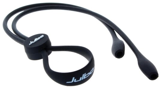 JULBO - flexibles Brillenband in Schwarz aus Silikon mit effektiven Stopper