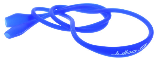 Sportliches Brillenband H44C881 in Blau aus Silikon mit Tube - Endstück