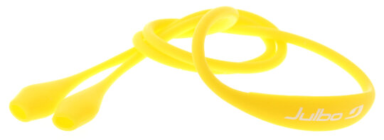 Sportliches Brillenband H44C881 in Gelb aus Silikon mit Tube - Endstück