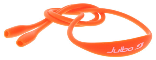 Sportliches Brillenband H44C881 in Orange aus Silikon mit Tube - Endstück