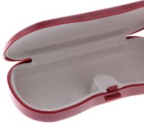Hochwertiges Kunststoff - Brillenetui JENSI in Weinrot...