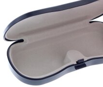 Hochwertiges Kunststoff - Brillenetui JENSI in Dunkelblau...