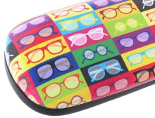 Schönes Hartschalen - Brillenetui ELBA ART mit einem...