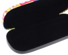 Schönes Hartschalen - Brillenetui ELBA ART mit einem bunten Brillen Motiv