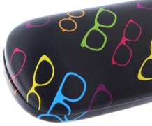 Schönes Hartschalen - Brillenetui ELBA ART mit...