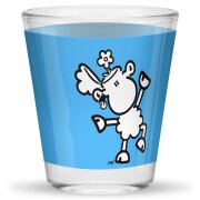 SHEEPWORLD freches Schnapsglas "KLATSCHE" aus...