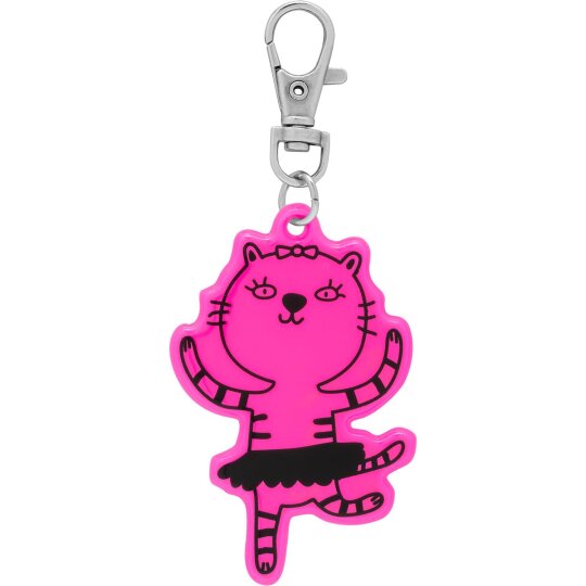 Schulweg - Begleiter von Sheepworld Anhänger - 48288 in Pink mit Motiv Katze