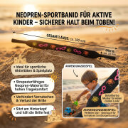 Kinder-Neoprenband mit coolen Sonnenbrillen –...
