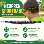 Kinder-Neoprenband mit coolen Palmen – Perfekt...