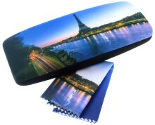 Hartschalen-Etui Capital mit weichem Microfaserbezug und...