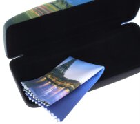 Hartschalen-Etui Capital mit weichem Microfaserbezug und...