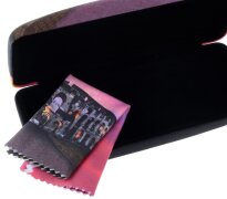 Hartschalen-Etui Capital mit weichem Microfaserbezug und...