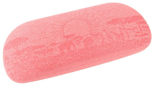 Hübsches Brillenetui "Capri Savanne" mit Metallscharnier in Rosa