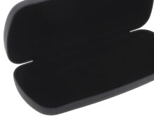 Brillenetui FIDSCHI HORIZON mit Metallscharnier in Schwarz