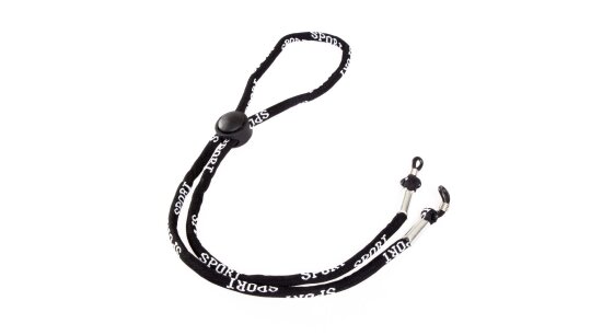 Sport- / Brillenband für Sport und Freizeit in Schwarz