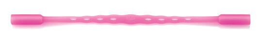 Kinder - Brillenband aus Silikon mit Tube-Endstück - vers. Farben - small Rosa