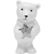 GRUSS & CO 49904 Weihnachtliche Porzellanfigur Wunder Bärchen mit niedlicher Botschaft