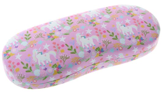Niedliches Hartschalenetui TORTUGA JUNIOR für Kinder mit Einhorn rosa